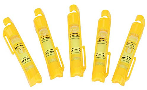 5pcs String Line Level, Mini Brick Rope Cord String Bubble Hanger Line Hanging Mind Level Bubble String Leveler for Household Bricklaying Plumbing Guttering