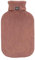 Fashy Wärmflasche mit Rollkragen-Strickbezug braun 2 L