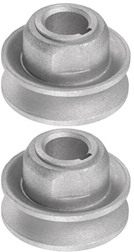 sourcing map 2uds Industrial Coser Máquina Embrague Motor Polea 15mm Interior 45mm Exterior Diámetro Aluminio Eléctrico Transferencia Rueda Polea