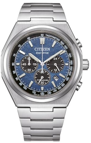 Citizen Herren Chronograph Automatik Uhr mit Titan Armband CA4610-85L