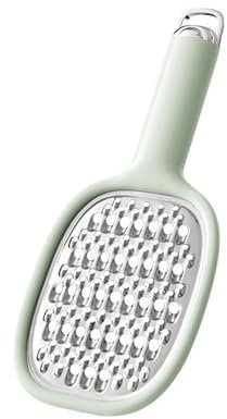VDLLQYN, Rallador de queso, fregador de patatas multifuncional, rallador de limón, rallador de queso de doble cara for cocina,Cuchillo pelador(Green)