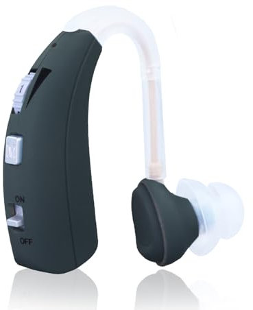 Britzgo Dispositivo Ricaricabile per Anziani, Doppia Modalità, 40 Ore di Audio Nitido e Adatto a Ogni Scenario Quotidiano (1, Blu scuro)