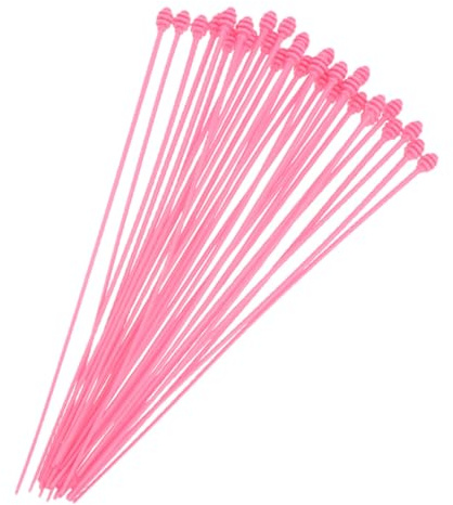 DIYEAH 30 Pezzi Rulli per Chioma in Plastica Rosa Superficie Liscia per Creare Onde, Accessori Professionali per Parrucchieri e Saloni di Bellezza