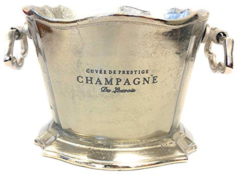 Deluxe 8 Litre Vintage Royal Champagne Cooler Ice Bucket, Wine, Prosecco, Felt Base, Cast Aluminium, Heavy Duty, Parties, Party Events, Catering, Elegant Weddings, Elegant, Bar Ware, Bars, Restaurants