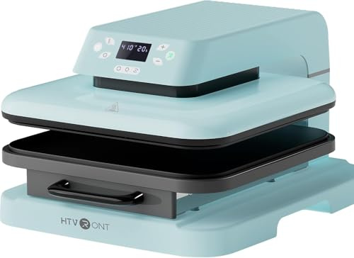 HTVRONT Auto Heat Press Machine for T Shirts - Heat Press Machine 15x15 (38x38CM) with Auto Release - Heats Up Fast & Heat Evenly, Professional Machines for HTV, Sublimation, Heat Transfer Projects