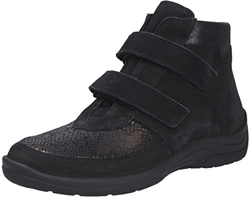 Waldläufer Damen Stiefel, schwarz(schwarz), Gr. 4½