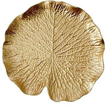 Pasiir Vassoio Piccolo a Forma di Foglia per Gioielli, Vassoio Decorativo in Oro per Gioielli, Organizzatore per Anelli e Gioielli