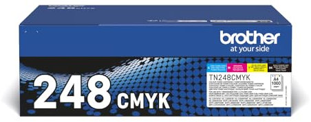 Brother Original TN-248VAL Tonerkartuschen Value Pack Cyan/Magenta/Gelb/Schwarz