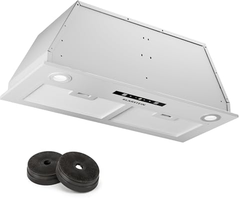 Klarstein Campana Extractora Cocina 72cm con LEDs, Extractor con Filtros Anti Grasa para Lavar en Lavavajillas, Campanas Extractoras con Flujo Aire 439m³/h Airflow, Extractores Cocinas