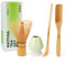 Joiish Kit Accessoire Matcha Cérémonial, Fouet en Bambou (Chasen), Cuillère à Thé, Porte-Fouet, Ensemble Traditionnel pour Préparation de Matcha