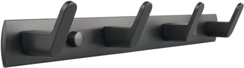 ULIBERMAGNET Crochets magnétiques, porte-manteau robuste, support magnétique en caoutchouc solide pour réfrigérateur, armoire en métal, manteau suspendu, serviette, sac, sac à dos (4 crochets)