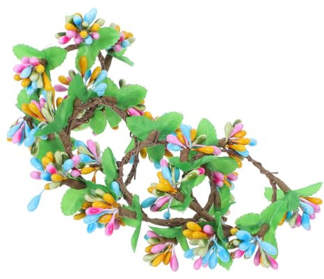 Luxshiny 4piezas Anillo De Vela para Pascua Pequeño Anillo Artificial Hebilla Decorativa para Servilleta Accesorio para Fiesta De Primavera Decoración para Mesa De Restaurante y