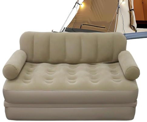 Canapé Gonflable Avec Pompe À Air, Lit Pliant, Canapé De Camping Gonflable