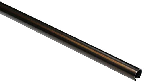 Gardinia Gardinenstange mit Innenlauf I Ø 20 mm Bronze 120 cm