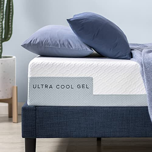 Zinus Matelas en Mousse à mémoire de Forme avec Gel Ultra rafraîchissant | Adaptable 7 Zones | 150 x 190 cm | Hauteur 25 cm | Mousse Gel rafraîchissant | Oeko-TEX