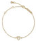 Ted Baker Hansa Crystal Heart Bracelet For Women (Gold/Crystal)