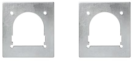 APT Set di 2 contropiastre per bullone di ancoraggio 142 x 132 mm, piastra di montaggio robusta