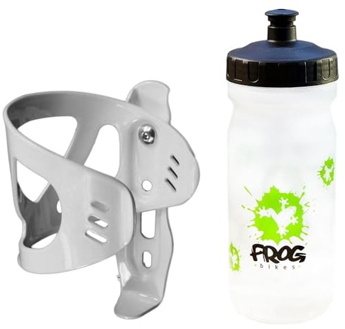 Frog Bikes Kids Bottle & Reversible Side Entry Cage Kit (White)