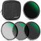 NEEWER Kit de Filtros ND 82mm, Conjunto de Filtros de Densidad Neutra ND1000+ND64+ND8+ND4, Vidrio Óptico HD/Recubierto de Múltiples Capas/Ultradelgado Resistente a los Arañazos