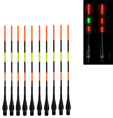 10 Pcs Led Posen Angeln Zubehör, Posen Angeln Mit Gravity Sensing Und Farbwechsel, Kompatibel Mit Den Meisten Led Posen Angeln, Angel Zubehör Zum, Fluss Oder Teich. (10PCS-A)