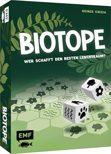 Edition Michael Fischer tärningsspel: Biotope – Vem skapar den bästa livsmiljön? För 1–6 personer från 8 till 99 år, vit