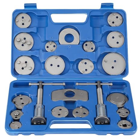 ISINEVER 22-TLG Bremskolbenrücksteller Universal Auto Bremskolben Rückstellwerkzeug Set KFZ Werkzeug Kompatibel mit VW Kompatibel mit Audi Kompatibel mit Ford Kompatibel mit Opel