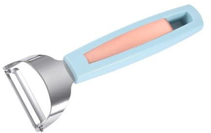 TOPPERFUN Cuchillo De Pelar Frutas y Verduras De Inoxidable Pelador De Patatas y Hortalizas Herramienta De Cocina y Práctica Para De Pelar Frutas y Verduras Casa