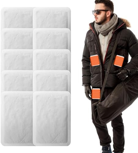 Patch chauffant, patch chaud d'hiver - 10 pièces de patchs thermiques longue durée pour les mains et le corps | Patchs chauffants pour soins de la peau, activés par l'air, pour la promenade, les voyag