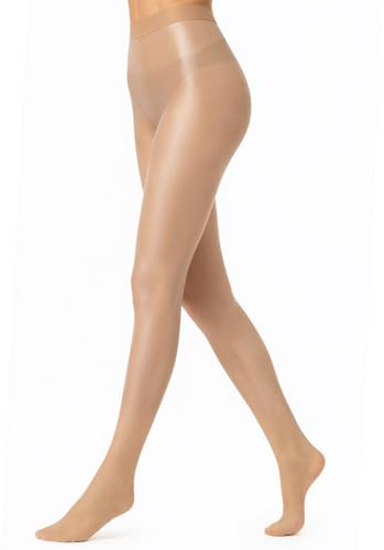 letcdfer Damen Strumpfhose 70D Microfaser: strumpfhosen für damen, Glänzende Ballettstrumpfhose, Blickdichte Elastisch Weich Damenstrumpfhose mit Hoher Taille