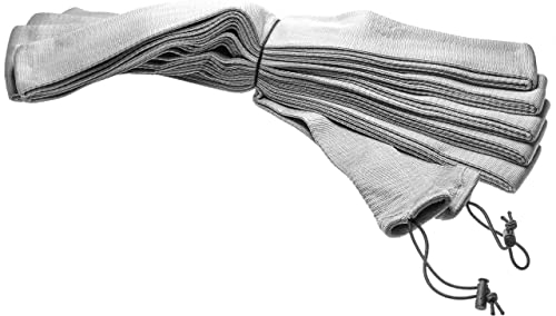 vhbw Housse de protection compatible avec BVC EBS tuyaux d'aspiration centralisée - Ø 60 mm, 11 m long gris