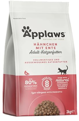 Applaws Nuggets para gatos adultos, pollo con pato extra, 2 kg