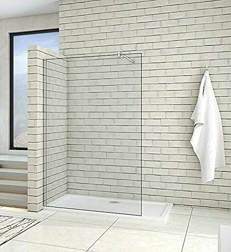Acezanble 100cm Duschwand Walk in Dusche Duschtrennwand 8mm Nano Glas Duschabtrennung