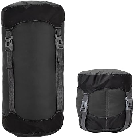 Fadcaer Compression Stuff Sack for Sleeping Bag,11L/18L/30L/45L Lightweight Waterproof Compact Compression Nylon Stuff Sack StorageBag,Travel Compression Bag for Camping,Backpack,Clothes Storage