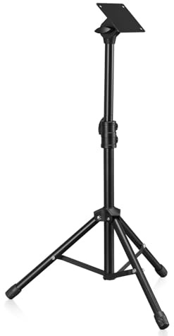 LEKATO Elektronischer Montageständer mit Platte, Drum Pad Stand Percussion Instrument Halter für Drum Sample Pads und Multi Percussion Pads