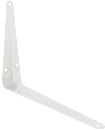 Merriway BH05482 (4 Pcs) London Style Shelf Brackets 200 x 150mm (8 x 6 Inch) White - Pack of 4 Pieces