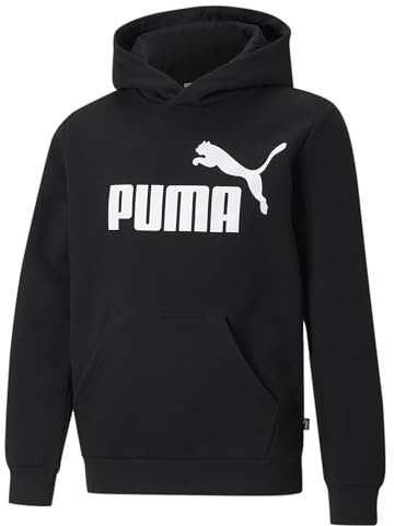 Puma Ess Big LOGO HOODIE Fl B Garçon Pull FR: Taille Unique (Taille Fabricant: 164)
