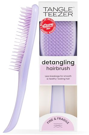 Tangle Teezer Fine Ultimate Detangler Brush, Dry & Wet Hair Brush to Detangle & Reduce Breakage for Fine Hair Types, Hypnotic Heather