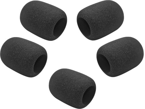 cyclingcolors 5X Filtro antipop microfono Micro Espuma antiviento Negro, Tipo C