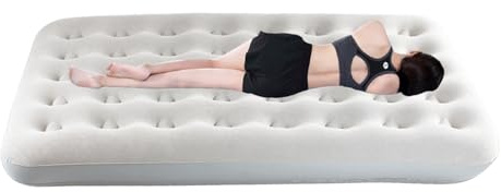 Letto gonfiabile - materasso ad aria a doppia faccia, pad per dormire | Aria pieghevole portatile per viaggi in campeggio, soluzione per dormire per gli ospiti per la casa, materasso ad alta capacità