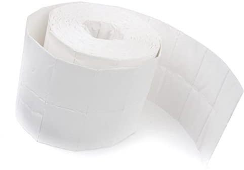 Beatifufu 500 Pcs White Cotton Nail Polish Remover Pads Soft Nonwoven Nail Art Wipes for Manicure Lint Prep and Polish Cleaning Suitable for Professional and Beginner Use