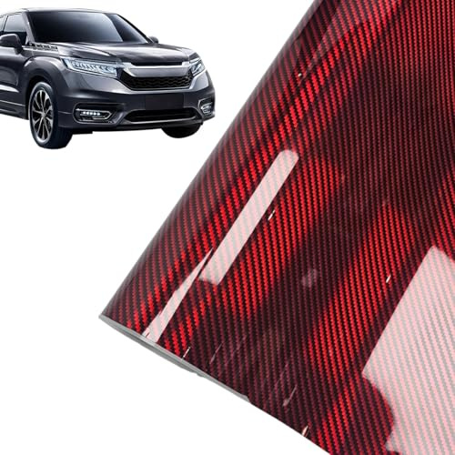MFYOUPK Lámina De Fibra De Carbono para Coches Automóviles Pet, Vinilo Protector De Fibra De Carbono para Automóvil, Accesorios De Modificación Elegantes Decoración Interior