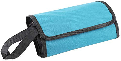 Akozon Bolsa De Herramientas, Electricista Profesional Plegable Soporte De Almacenamiento De Herramientas Bolsa De Rollo Organizador Conveniente