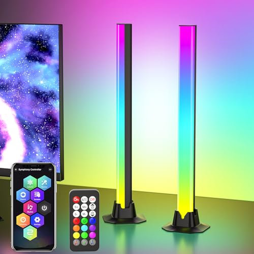 16.5 Smart Light Bar, LED Light Bar for Room, 16 Million Colors Changing, 213 Preset & 8 Scene Modes, Dynamic Music Sync, 3 Control Modes, RGB & IC Ambient Backlight for TV, Gaming Room