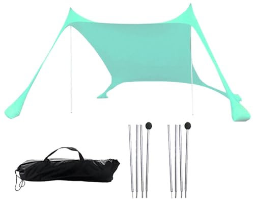 Bärbart strandskydd - strandskydd med UPF 50+ skydd, bärbar markis för