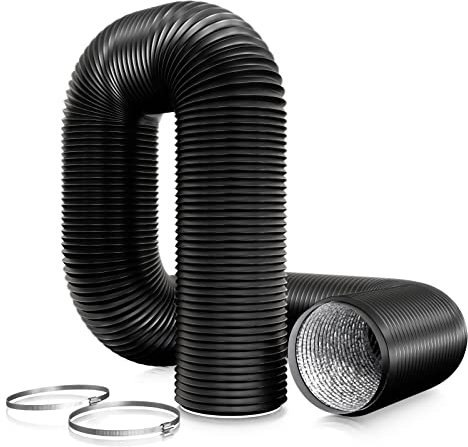 Aygrochy Tuyau ventilation en PVC de 150 mm pour hotte aspirante, Tuyau d'Evacuation pour Extracteur d'Air, ventilateur tubulair(6 mètres de longueur)
