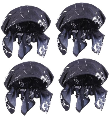 TINEASUR 4 Piezas Sombrero de Gorro Cocinero Gorros Cocinero Gorras de de Invierno Jefe de Cocina Gorro de para Mujer Gorro de Uniforme de Trabajo de