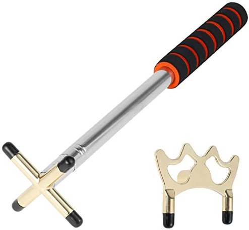 Foppla Pont de queue de billard rétractable avec tête de pont remplaçable de 32,5 à 152,4 cm extensible pour table de billard