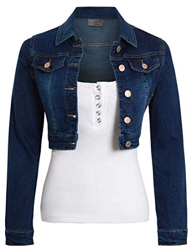 SS7 Femme Veste en Jean Cropped