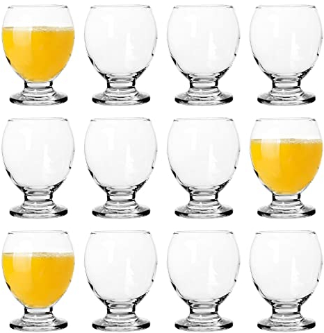 LAV 12x 280ml Nectar Glass Tumblers - Dishwasher Safe Kitchen Water Cocktail Juice Gin Wine Whisky Drinking Glassware Glasses Set