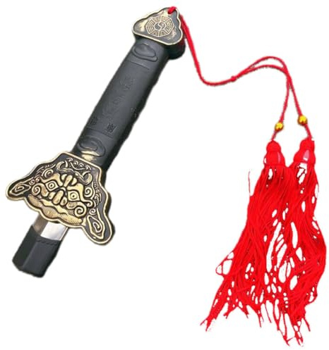 Fopytu China Extendible Tai Classic Tassel Art Martial Art for Cosplay Magic Show Accesorios